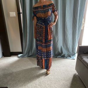 Bohemian never been worn maxi dress